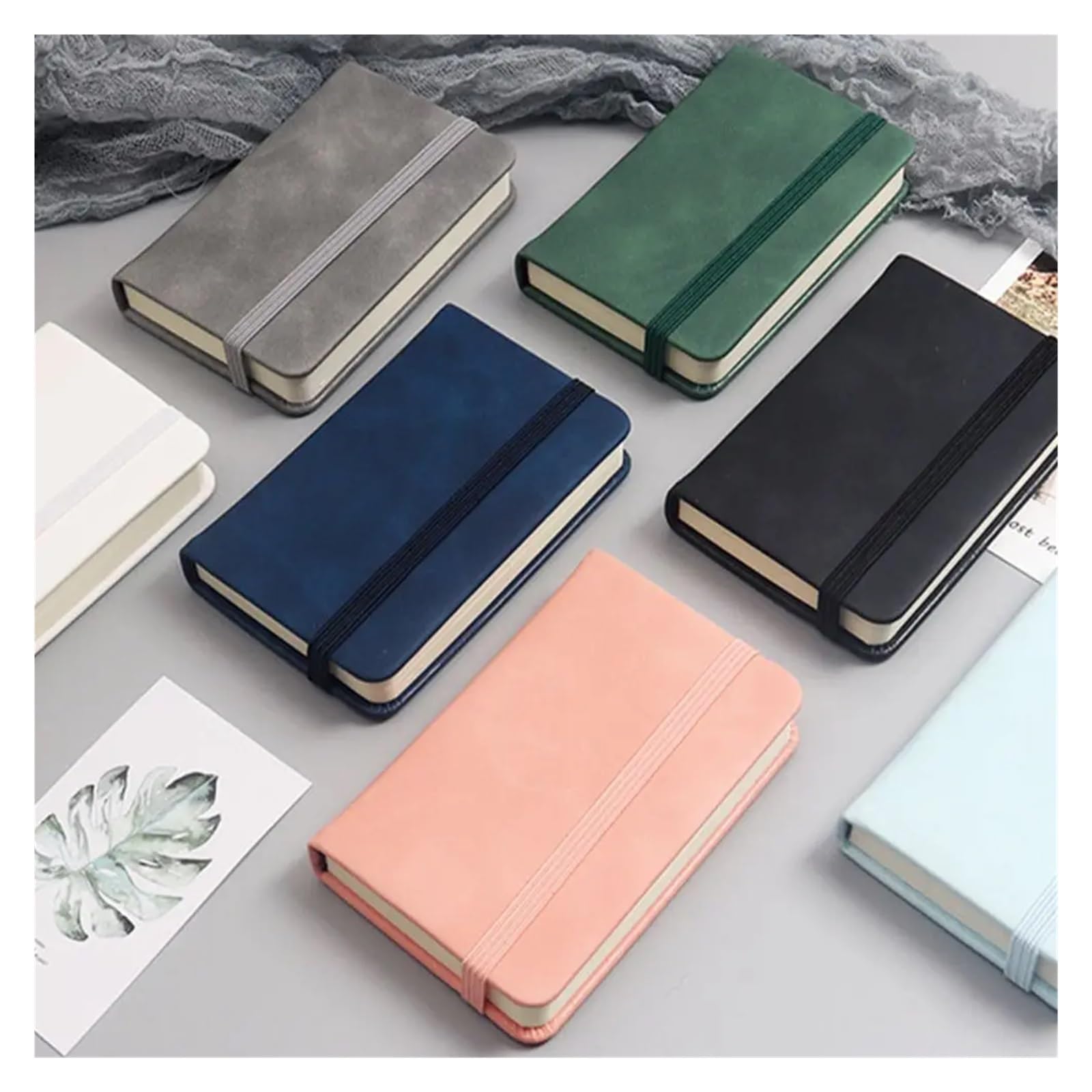 Inspirierendes Notizbuch 3Pcs A7 Mini Notebook Tragbare Tasche Notizblock Tagebuch Planer Agenda Memo Büro Schule Schreibwaren(M)