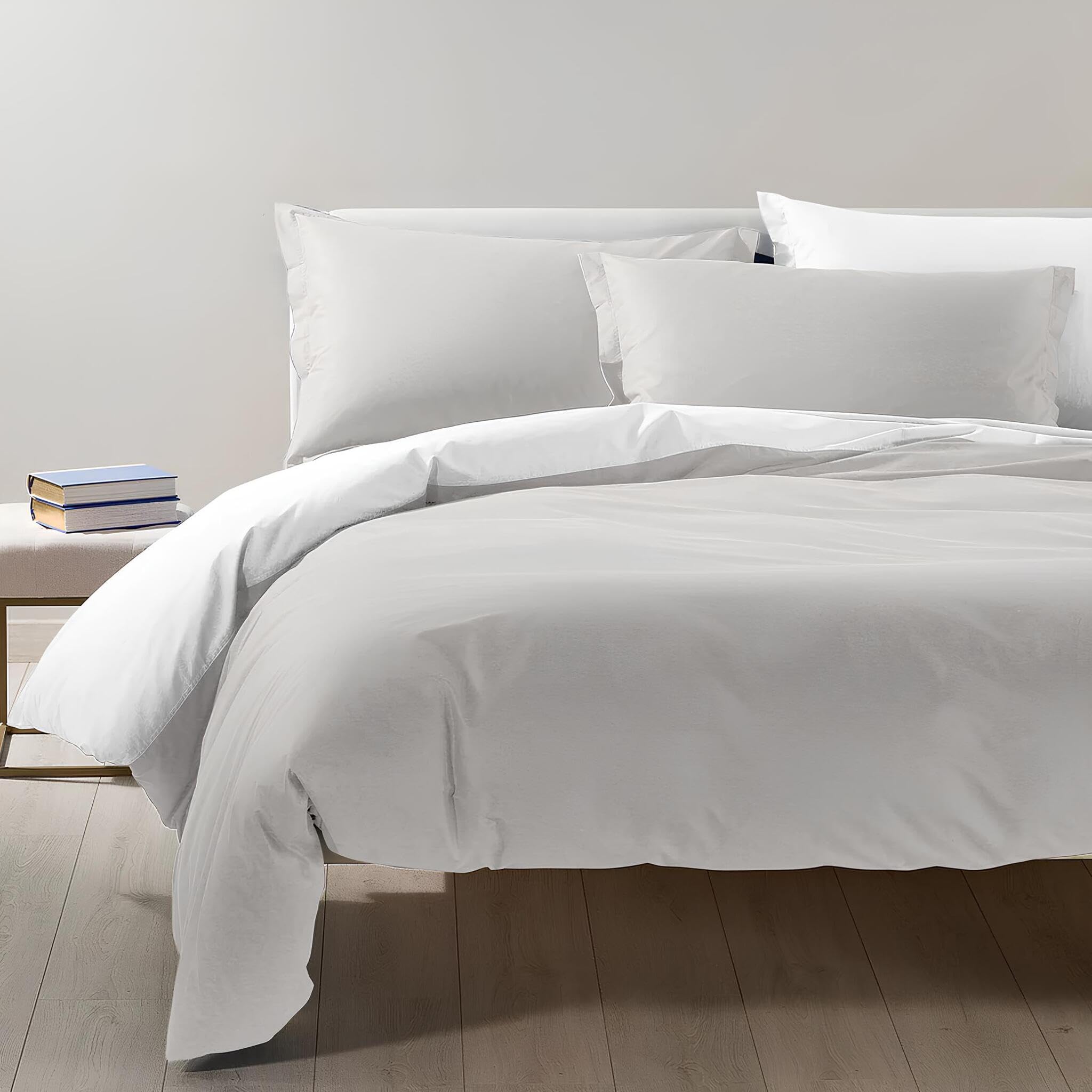 Caleffi Funda Nordica 4 Piezas 100% Algodón – Funda Nordica Cama, Suave, Transpirable y Lavable – Ropa de Cama Elegante para Todo el Año - Fundas Nordicas Cama 90 135 150