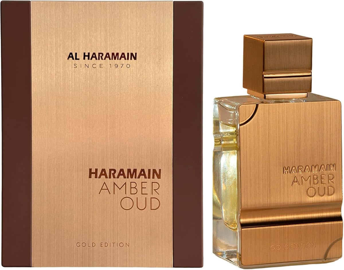 Al Haramain Amber Oud Gold Edition Perfume árabe para mujeres y hombres Unisex Ámbar de larga duración 60 ml (2,0 oz)