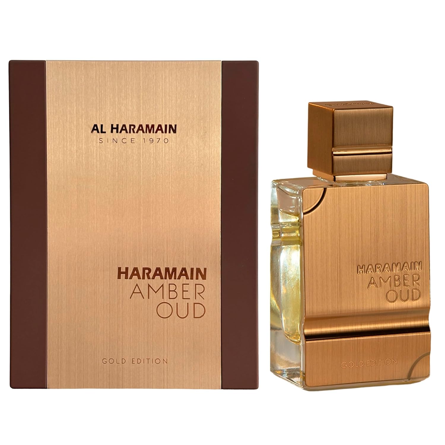 Al Haramain Amber Oud Gold Edition Arabian Perfume for Women and Men Unisex Long Lasting Amber 60ml (2.0 oz)