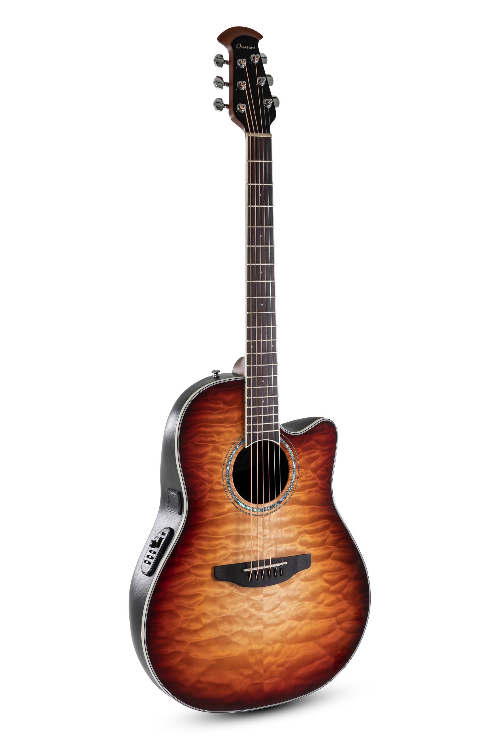 12弦ギター　Ovation Celebrity Deluxe　cc265. 1994 Ovation Celebrity Deluxe CC265/Antique Burst 12strings