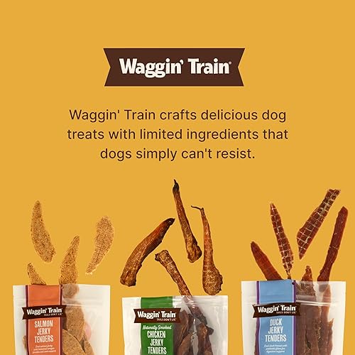 Miniatura 7 de Waggin' Train Golosinas para perros de pollo con rizos de cecina, hechas con pechugas de pollo 100% reales, solo dos ingredientes naturales, gran
