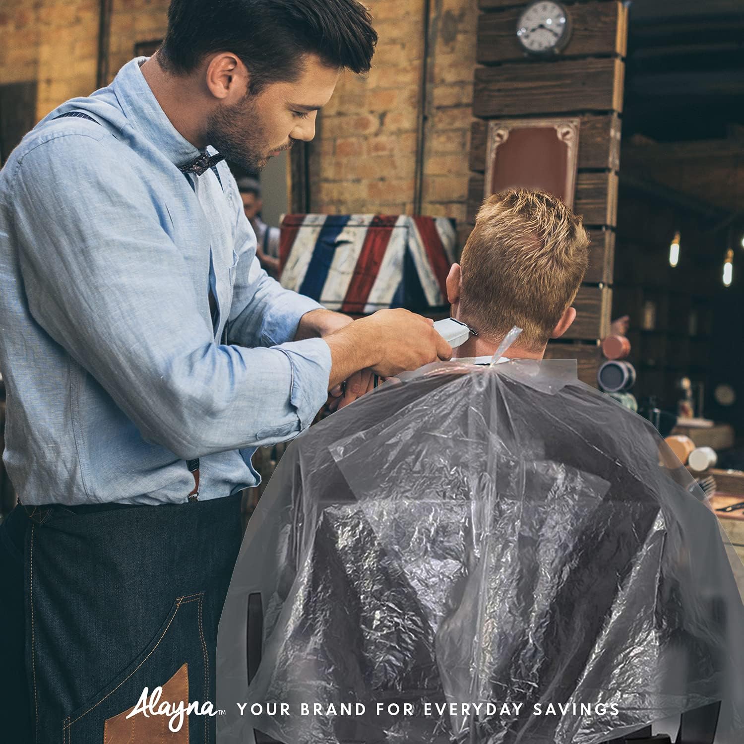 Haircut Capes Disposable Capes Hair Salon Sanitary Barber Capes for Haircutting, Trimming, Shaving, Perming, Coloring, Dying Accessories Supplies - Lightweight, Waterproof, Tear-Resistant (30 pk) : Clothing, Shoes & Jewelry