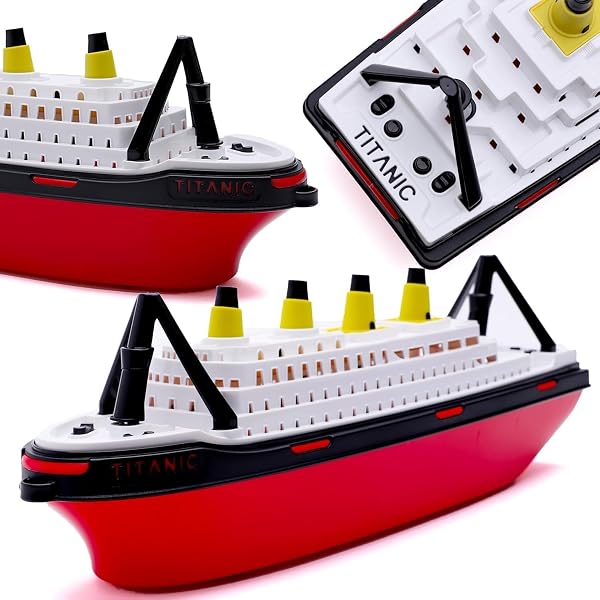 ToylandÂ® 41cm (16) Titanic Replica Toy Boat - Kids Floating Water Toy - Pool & Bathtime Toys - 3 Years+
