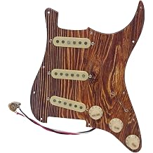 Professional Electric Guitar Pickguard Pickup Professional SSS Pre Wired Pickguard Pickup For Alnico 5 Electric Guitar Replacement Parts