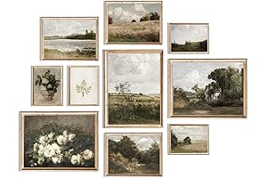 uniro Vintage Wall Art Decor Prints -- Farmhouse Wall Decor Vintage French...