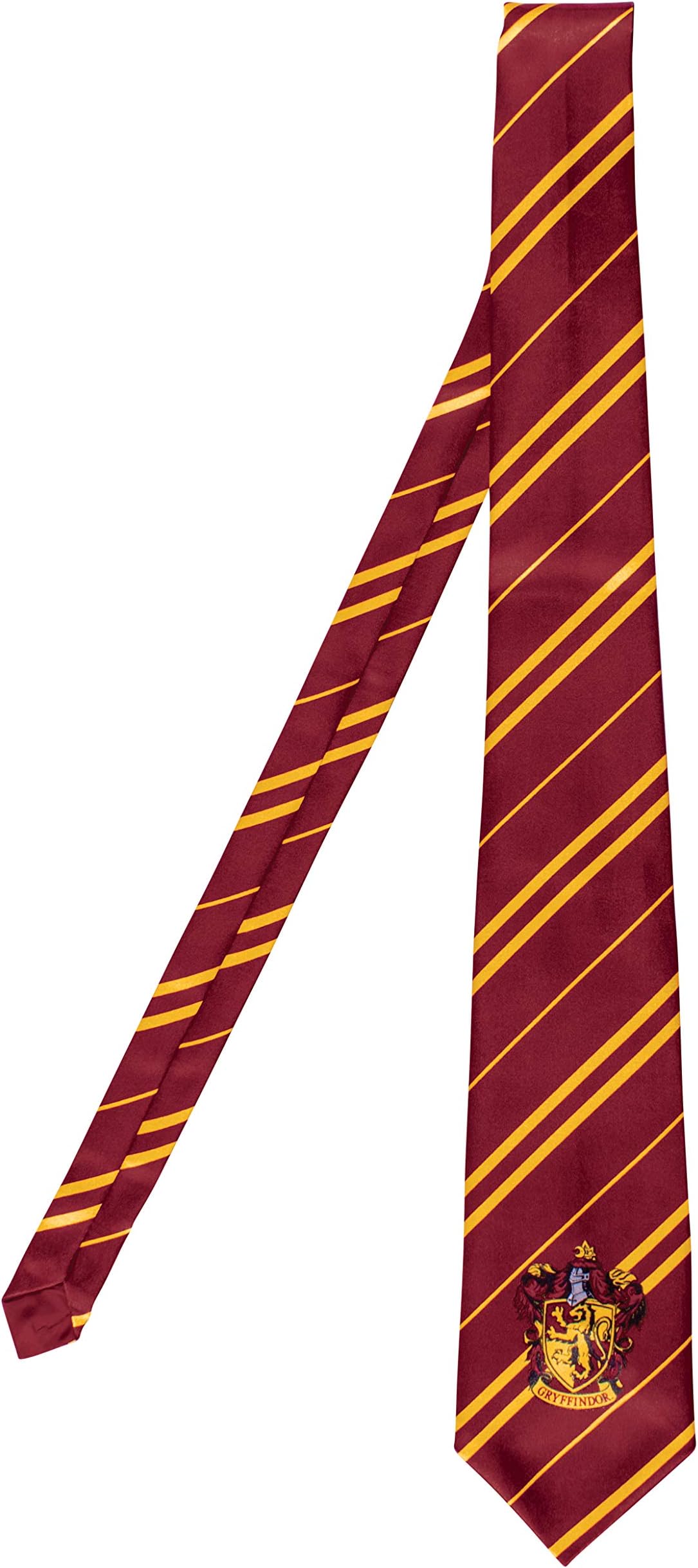 Harry Potter Necktie Costume Accessory, Movie Quality Hogwarts House Themed Character Dress Up Tie for Adults