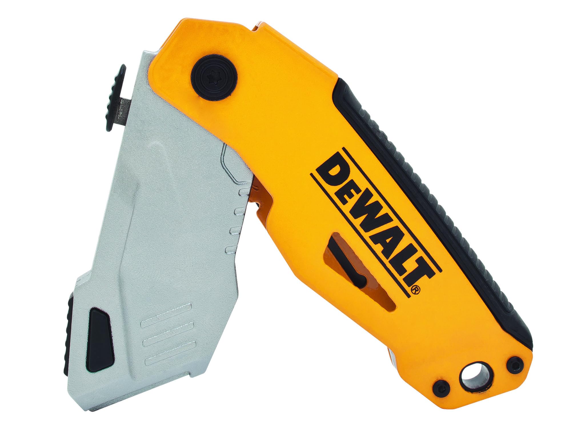 Cuchillo plegable con hoja retractil con sistema de autocarga