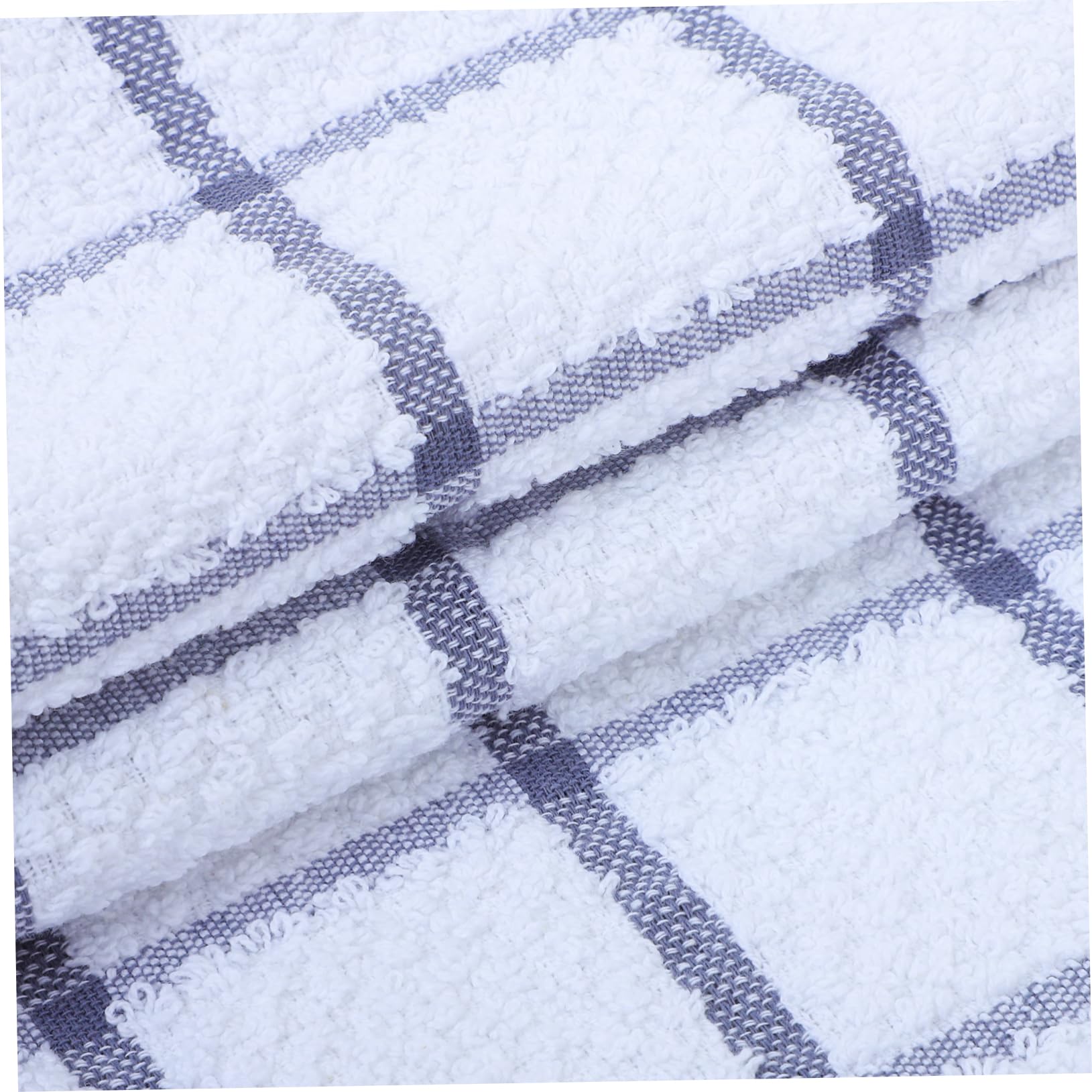 IMIKEYA Torchons Cuisine en Coton Absorbants, Lot de 6 Réutilisables