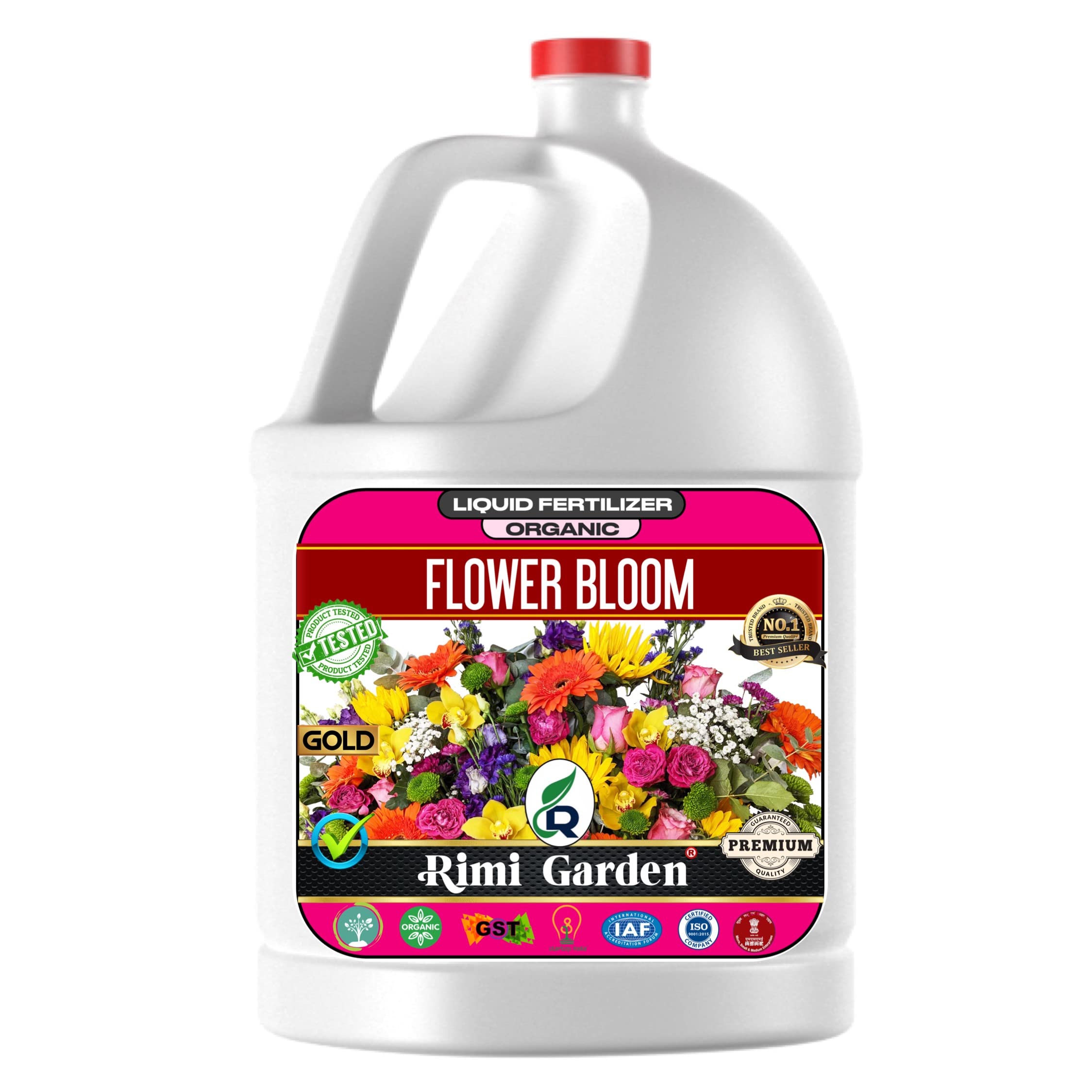 Rimi Garden® Flower Bloom Premium Essential Powerful Organic Liquid Fertilizer for Maximizing Flowers in Outdoor and Indoor Plants with Flowering Nutrients. (1000 ml)-image-49
