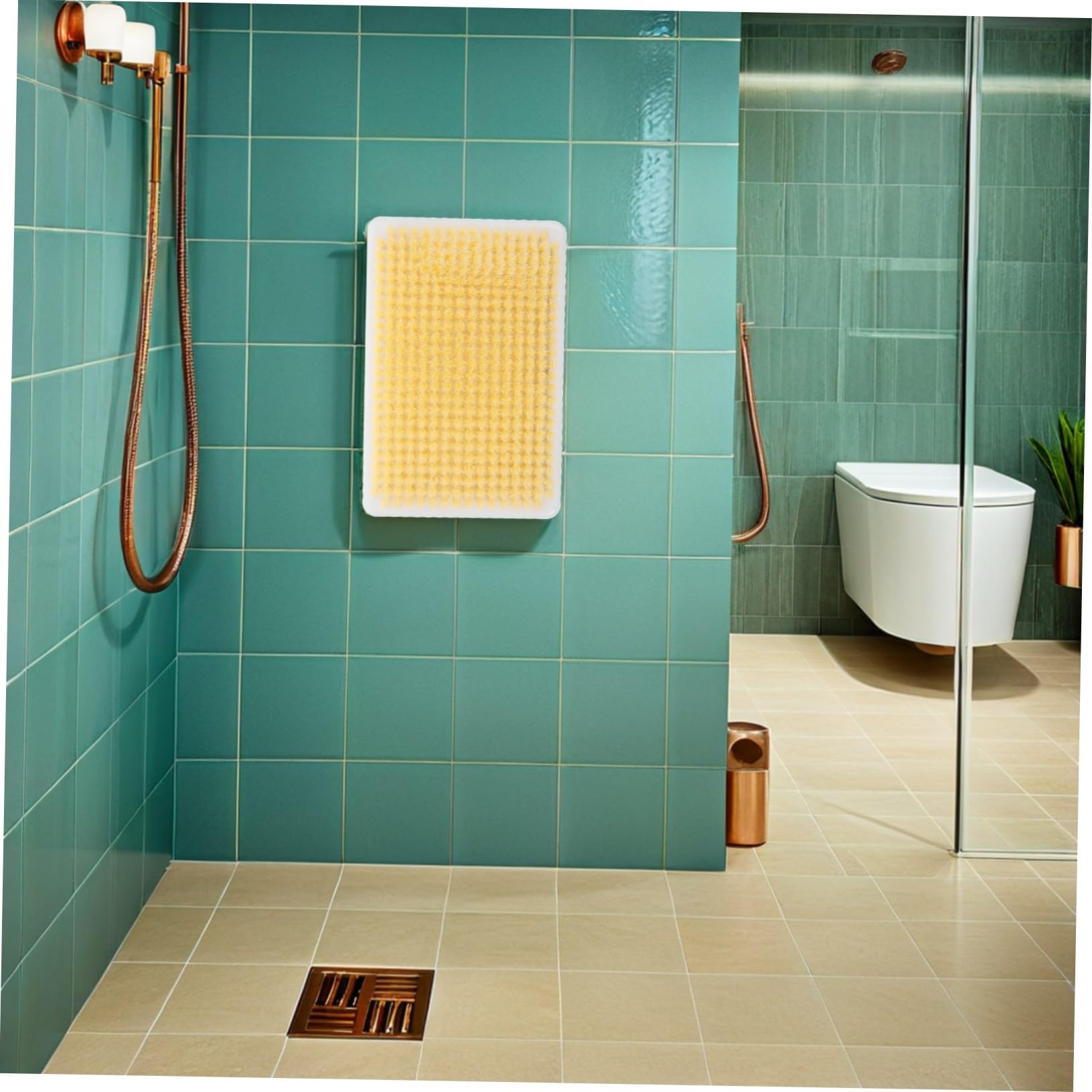 2piezas Depurador de Baño Esponjas Exfoliantes para Espalda Ducha Herramienta Masaje sin Manos Cerdas Suaves Spa Casa