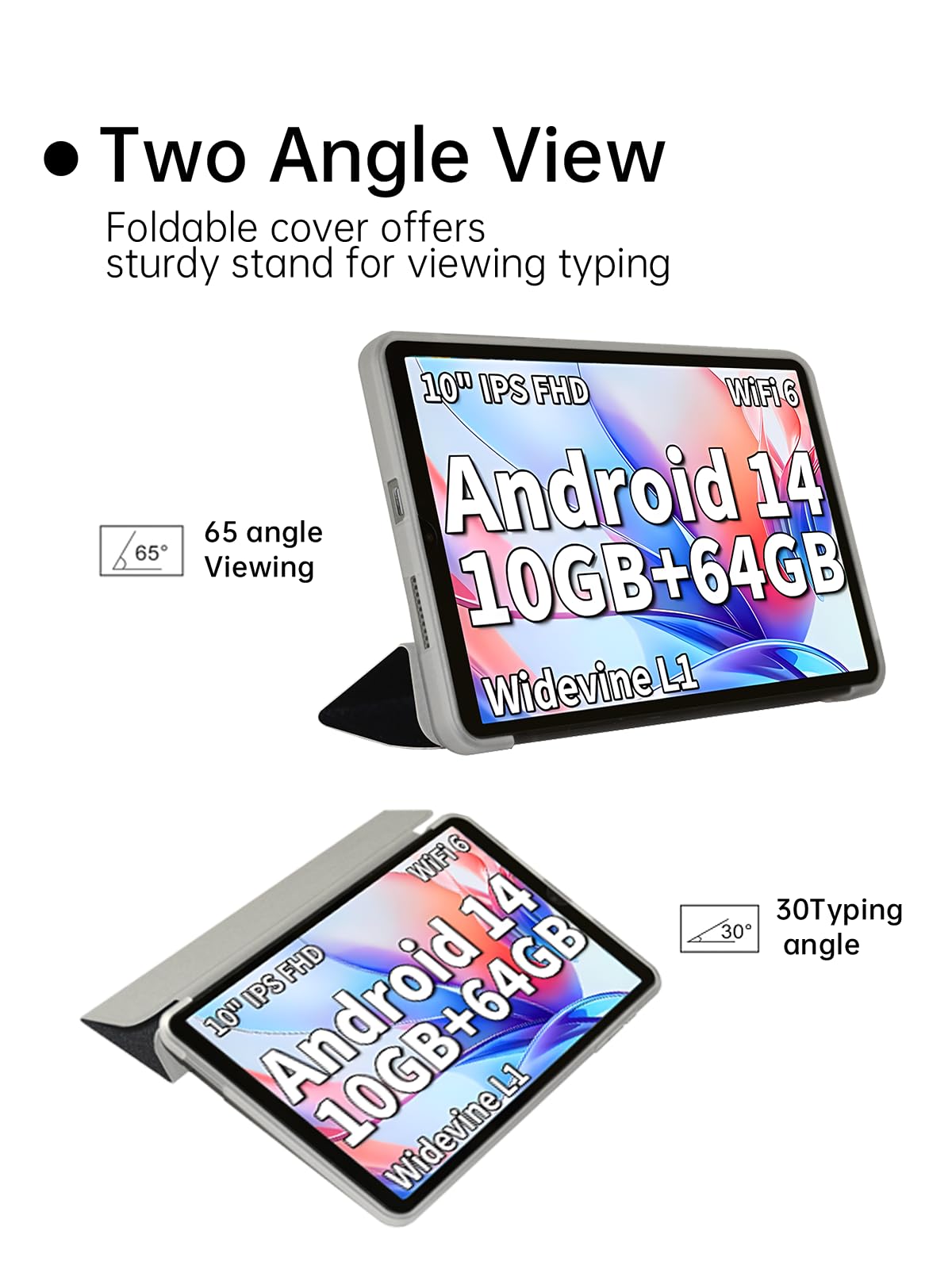 Case For Samsung Galaxy Tab S10 FE Plus 13.1" 2025, Folio Tri-fold Stand Smart PU Leather / Hard Back Cover With Auto Wake/Sleep Magnetic Ligthweight Slim Fit Drop Protective, Red