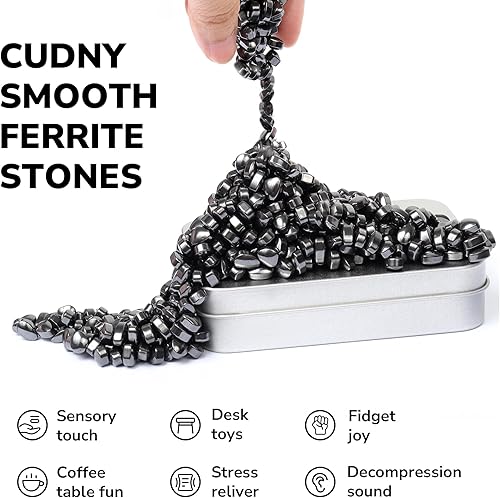 Miniatura 2 de Más de 500 piezas de piedras de ferrita negra para adultos