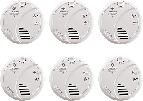 Miniatura 9 de FIRST ALERT Brk SC7010B Detector de humo y monóxido de carbono CO con sensor fotoeléctrico