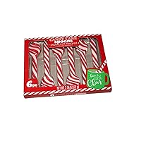Vista 3 de CANDY CANE Cucharas, sabor a menta, (1) caja