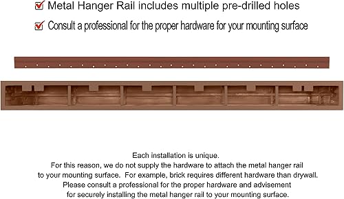 Miniatura 6 de Pearl Mantels ARYB48NCL - Estante de mantel no combustible, Little River, 48 pulgadas de largo x 9 pulgadas de profundidad x 5 pulgadas de alto,