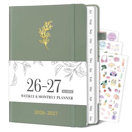 Planner 2026-2027, 8.5" x 11" Weekly and Monthly Planner with