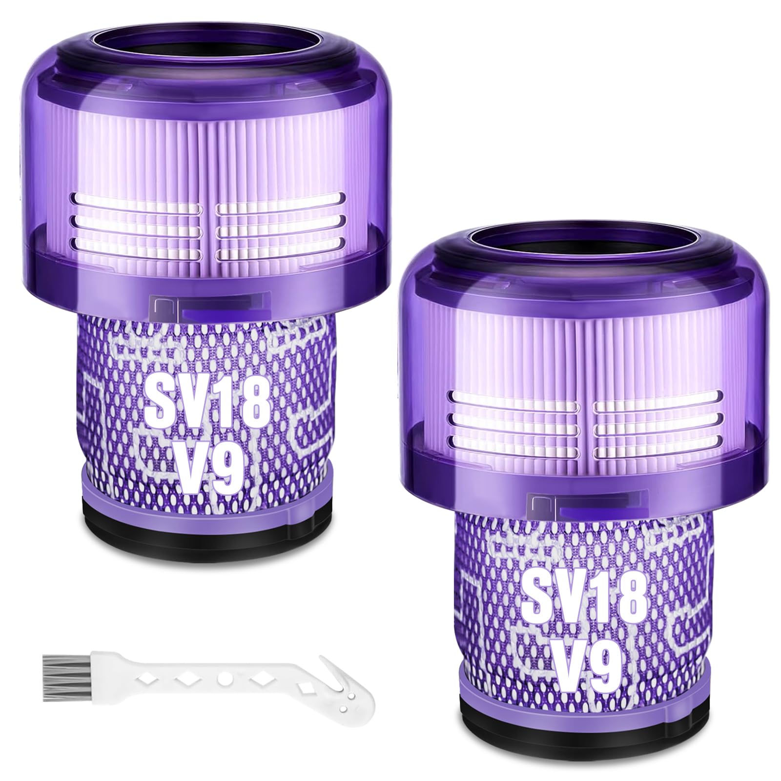 dyson　sv18 Amazon.com - 2 Pack V9 SV18 Vacuum Filter Replacement for Dyson V9