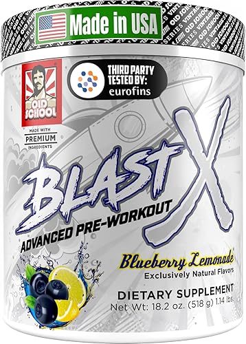 Miniatura 40 de Old School Labs | Blast X Advanced - Polvo de preentrenamiento, refuerzo de energía intensa para hombres y mujeres