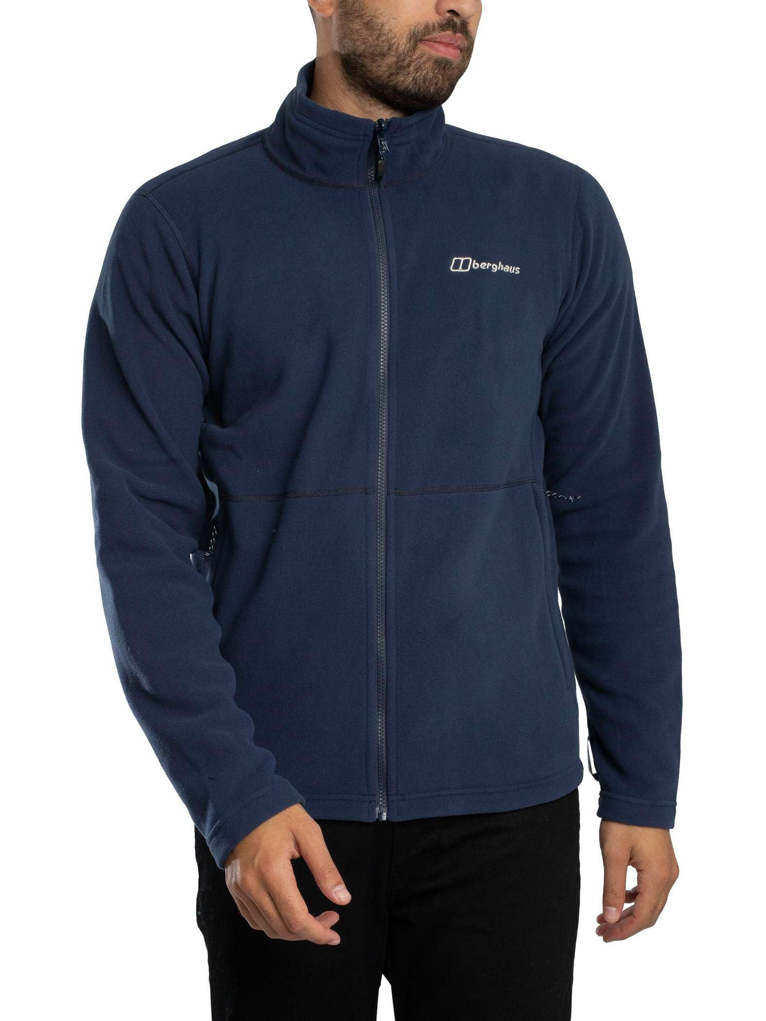Berghaus Men's Prism Micro Polartec Fleece Full Zip Jacket Fleece Full Zip, Blue, 2XL