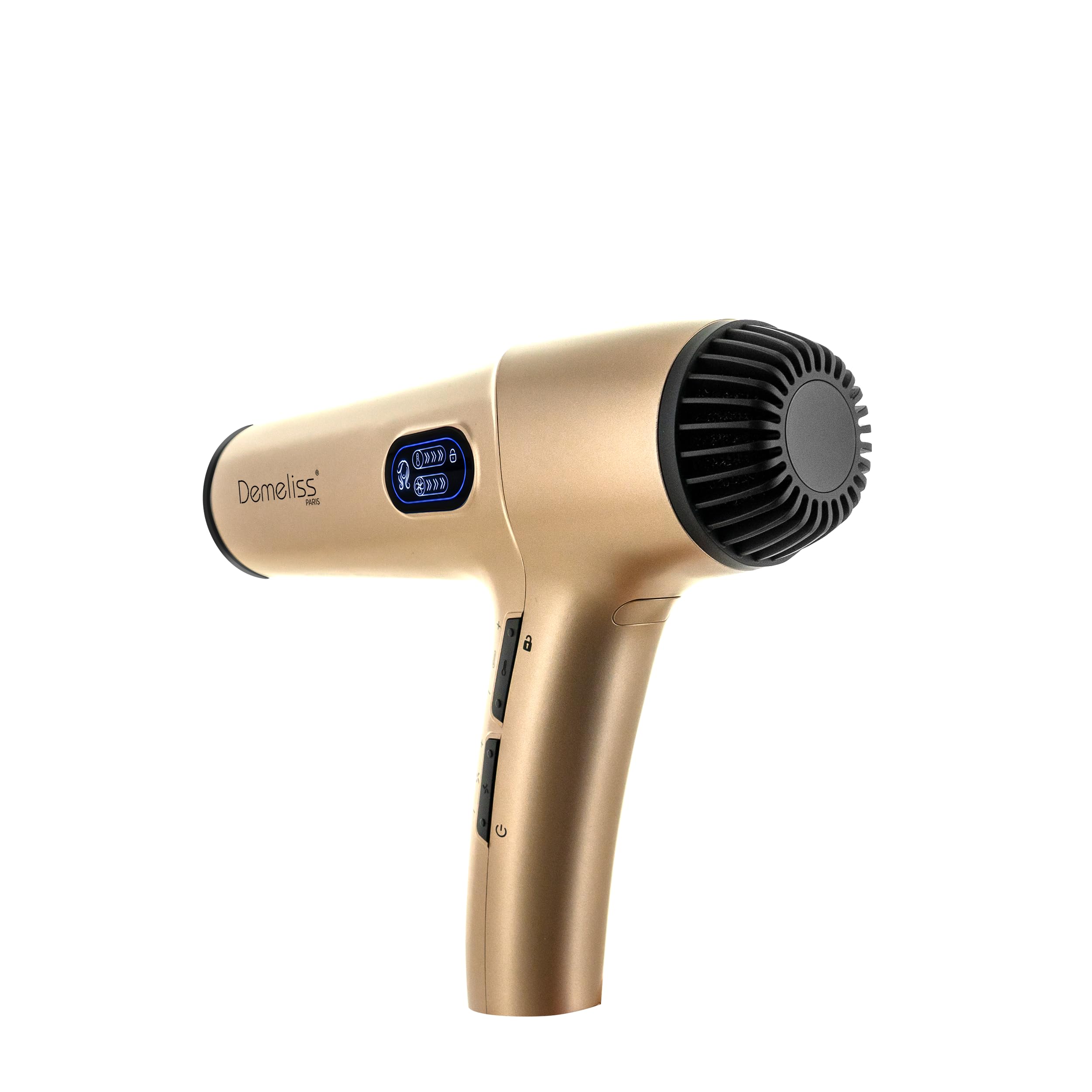Asciugacapelli Demeliss SAINT ALGUE PRO SERIES - Motore Digitale BLDC - Leggero, Compatto, Silenzioso, Ultra Potente - 3 Accessori Magnetici - Design Ergonomico, Funzione Ionica