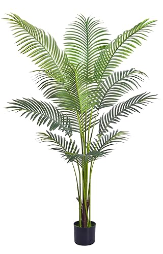 Artificial Golden Cane Palm Tree 5Feet Faux Plant for Home