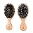 URTHEONE 2Pcs Mini Boar Bristle Hair brush and Small Hairbrush for Thick Curly Thin Long Short Wet or Dry Hair, Mini Detangler, Pocket Brush with Soft Boar Bristles
