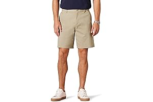 Men's Classic-Fit 9-inch Comfort Stretch Chino Shorts