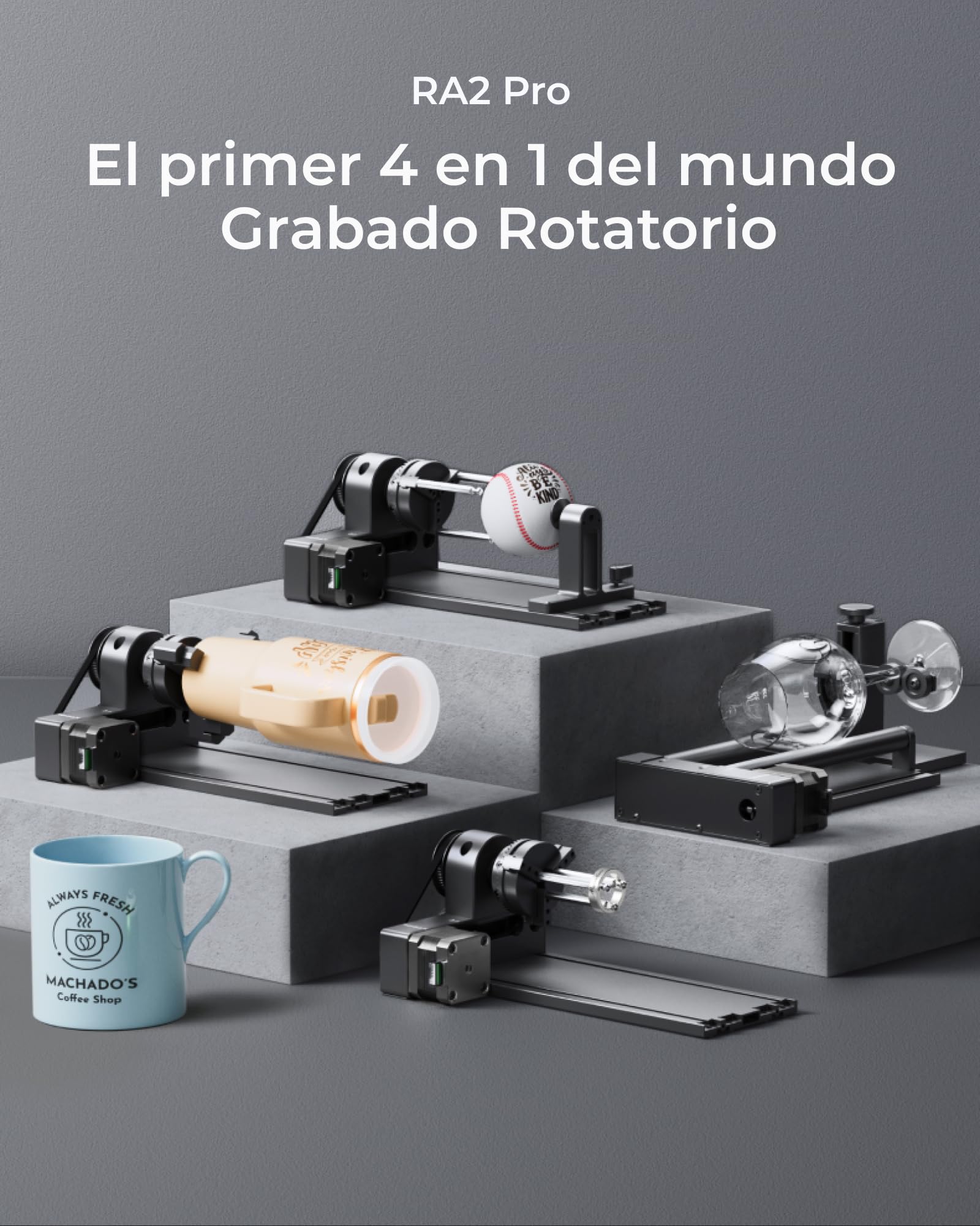 xTool S1 20W Grabadora Láser Todo en Uno Kit, Cortadora Láser con Rotativo, Riser Base, Sistema de Aire Inteligente y Panel, Maquina para Madera, Metal, Cuero, Acrílico | 600mm/s Velocidad de grabado láser, Corte láser para madera, metal, cuero, acrílico