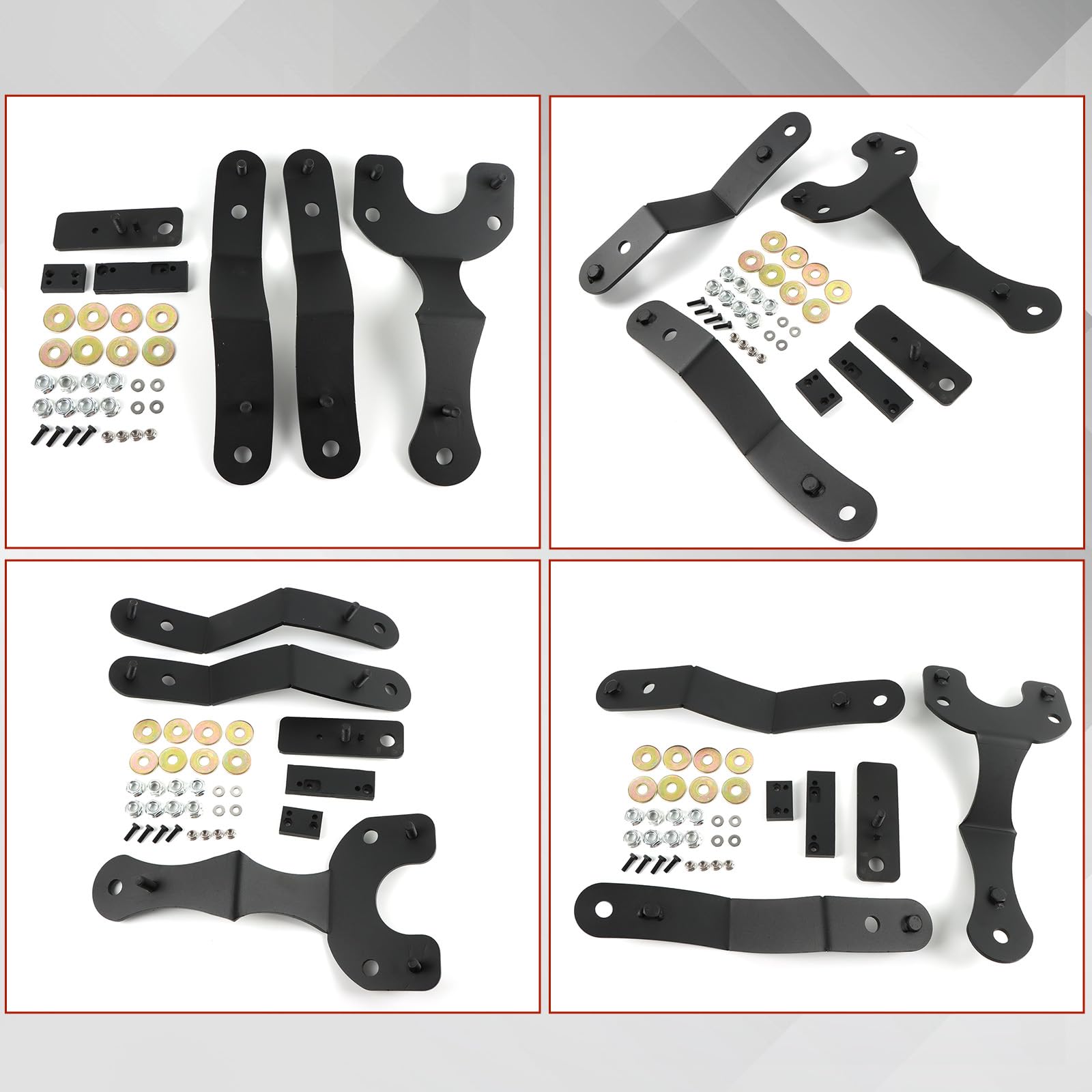 Black Adjustment Rear Seat Recline Kit Sets Fit For Ford F150 2015 2019 Generic - View #8