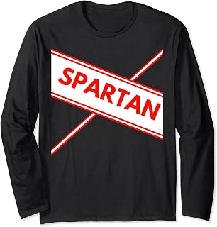 Spartan Cheerleader Cheerleader Costume Design Long Sleeve T-Shirt