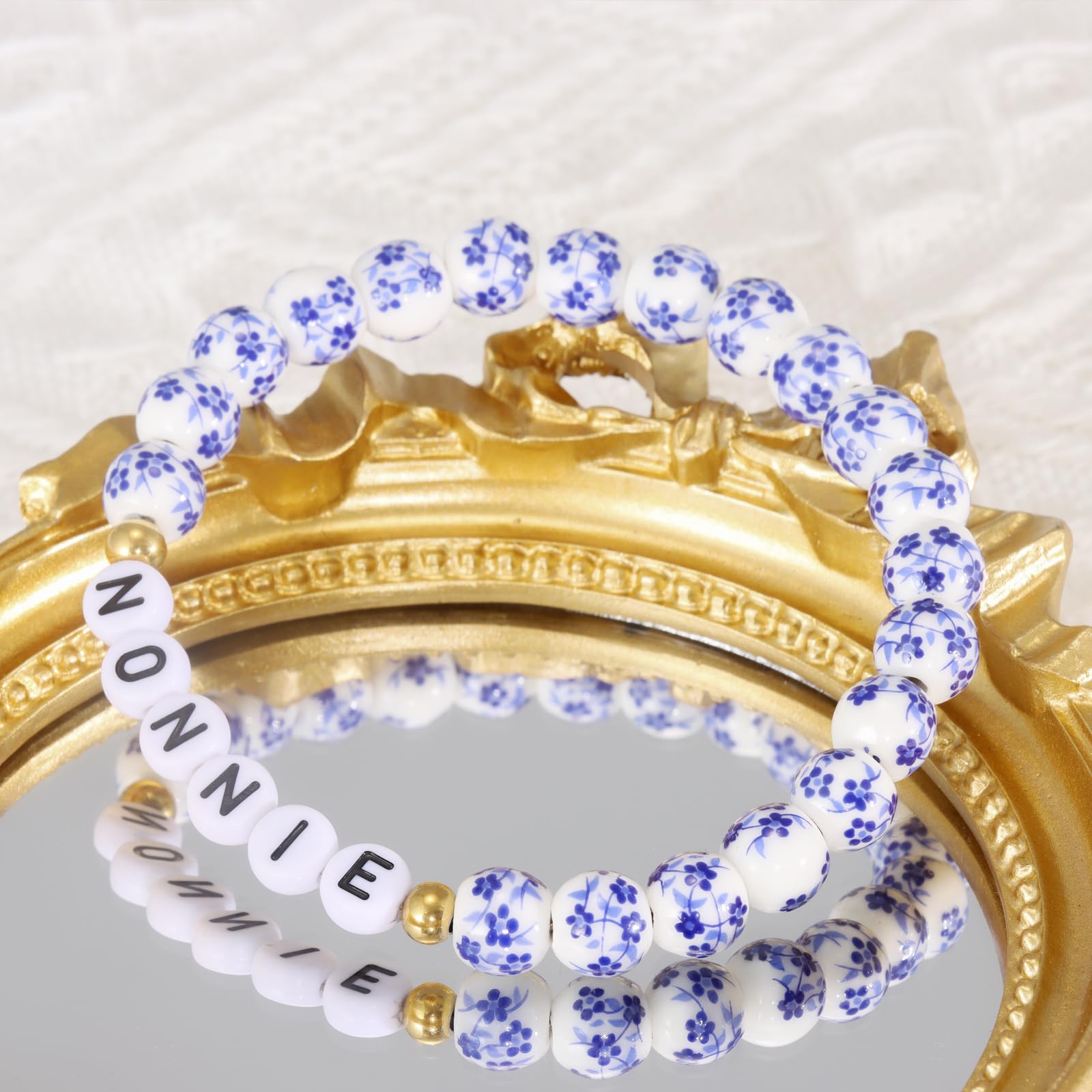 HUTIMY Gifts for Nonnie Bracelet Women Grandma Customized Birthday Items Jewelry Best Nonnie Ever