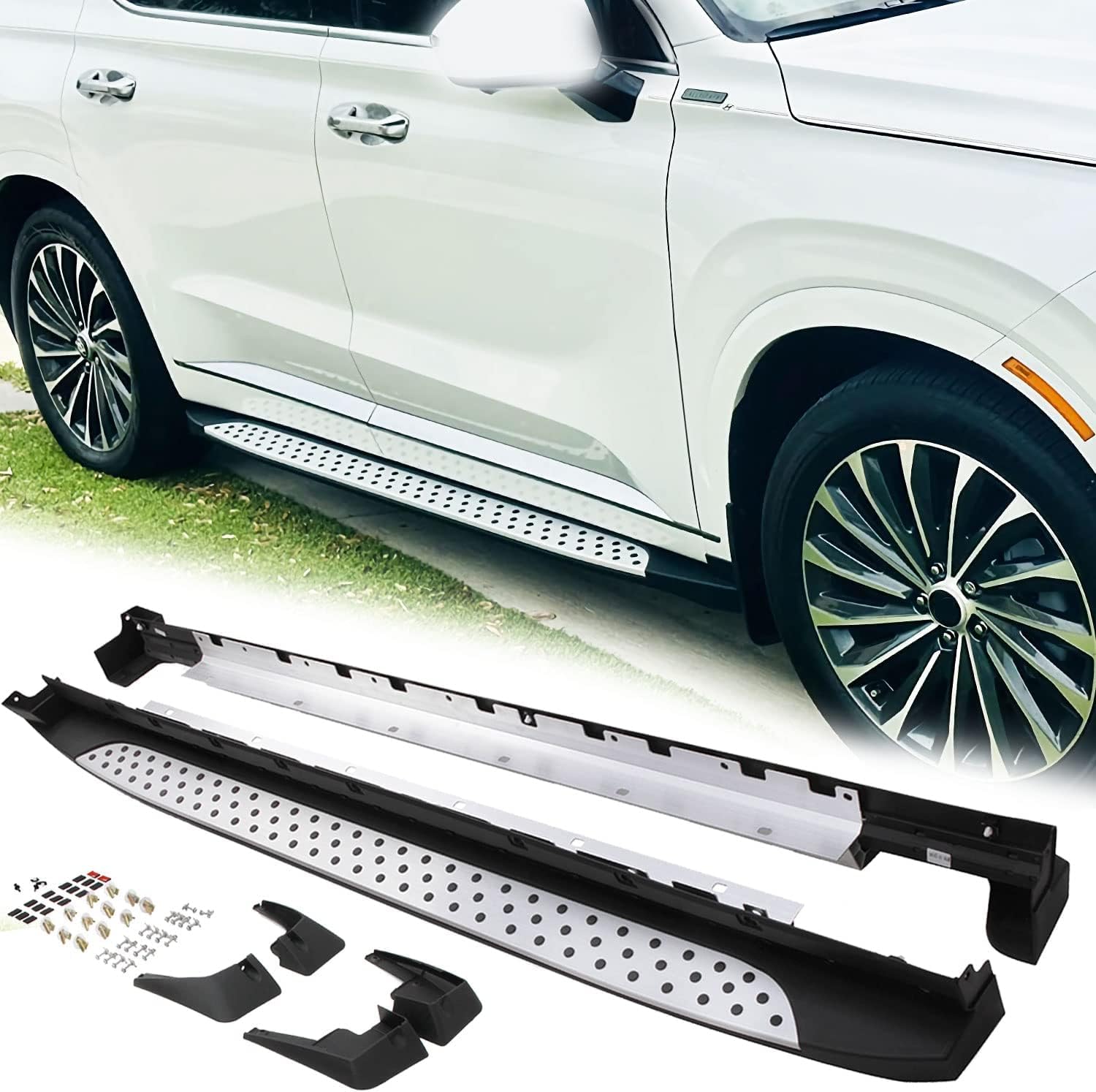 Amazon.com: Side Steps fit for Hyundai Palisade 2020 2021 2022 2023 ...