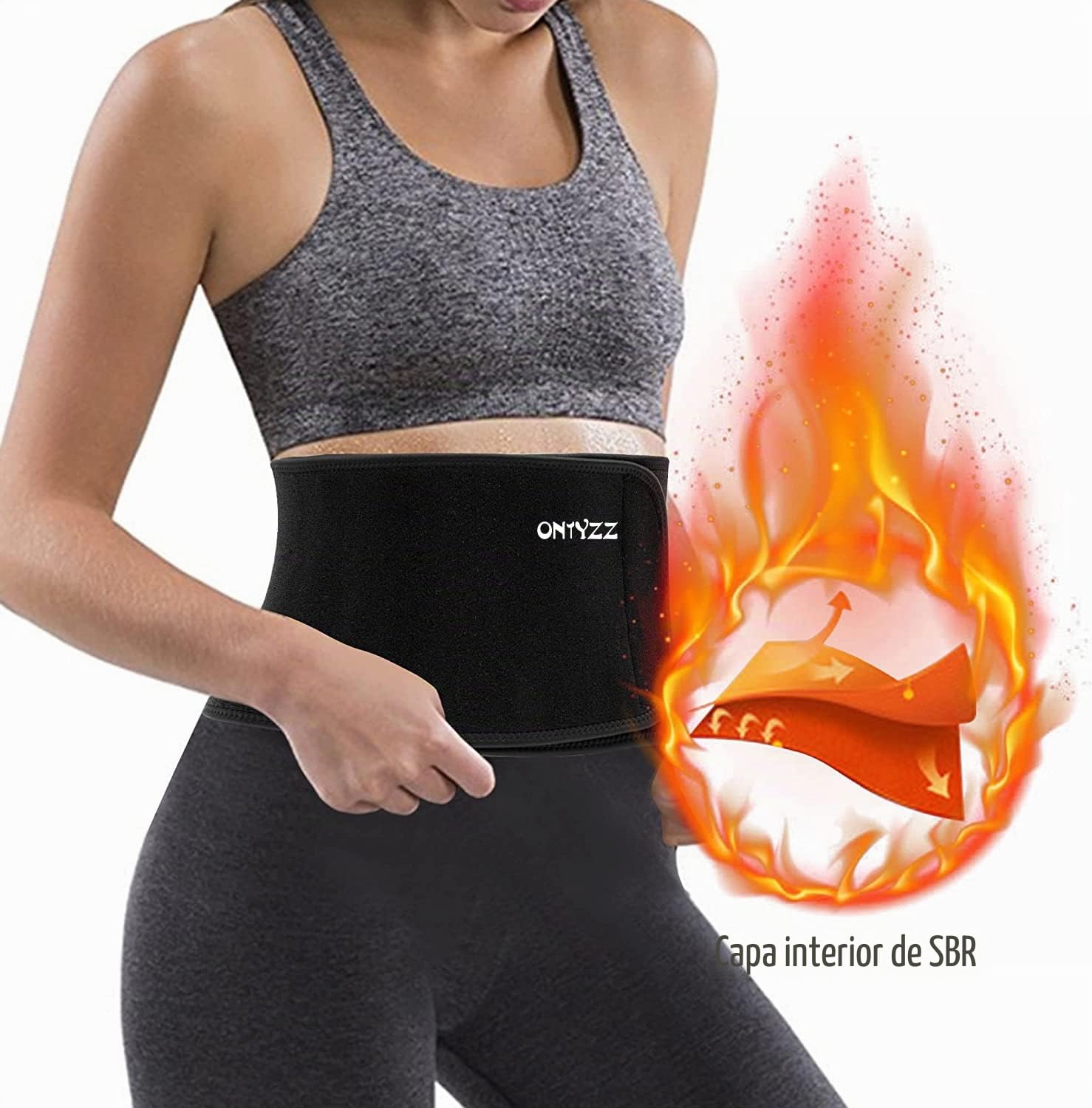 ONTYZZ Cinturón Lumbar Culturismo Ajustable Corrección de Postura para Alivio del Dolor de la Protección del Deporte Cinturón de Cinturón de riñón Soporte para la Espalda Adulto/XL