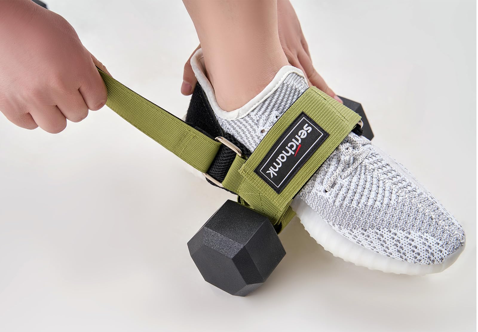 Accesorio para mancuernas para pies, entrenador Tibialis, correa de tobillo para levantamiento de pesas, equipo de ejercicio de levantamiento de piernas