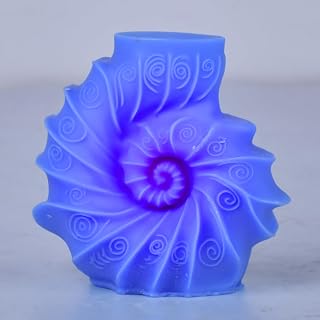 Conch Animal Shell Molds Silicone Wave Spiral Candle Mold - Silicone Resin Casting Molds for Candle & Resin & Soap Craft Supplies