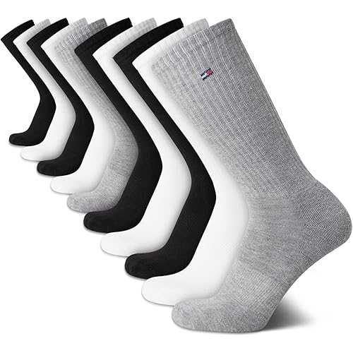 Tommy Hilfiger Men's Athletic Cushioned Crew Socks (10 Pack)