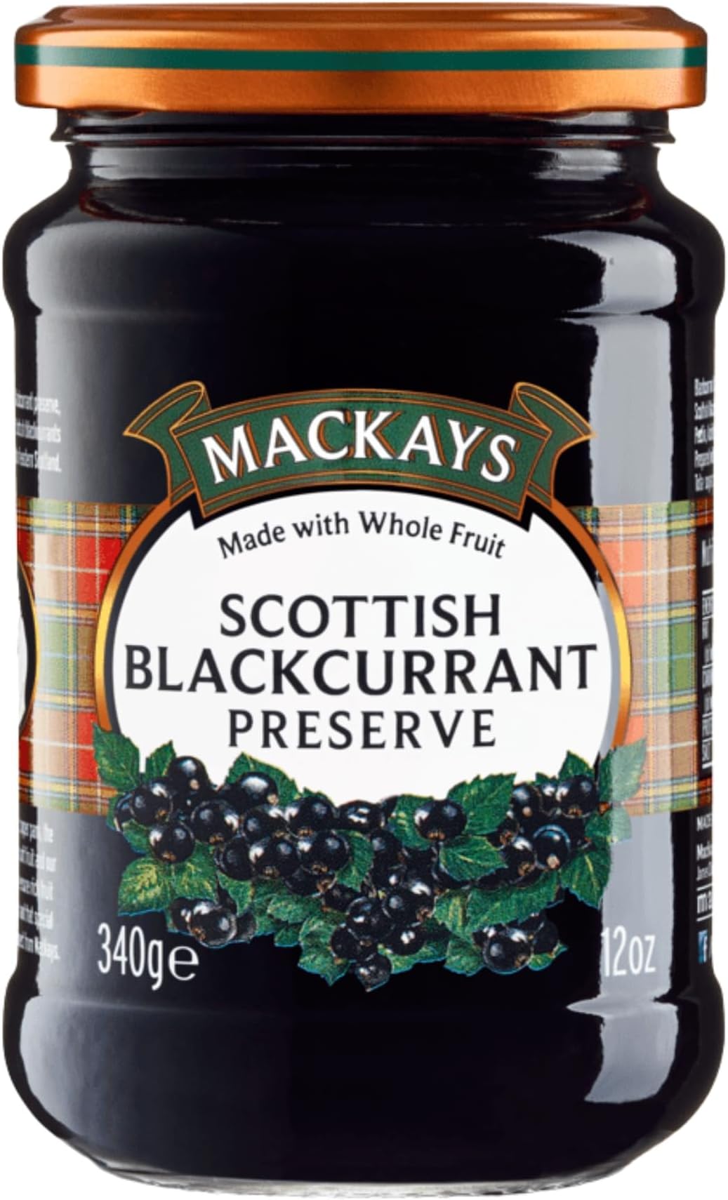 Mackays Scottish Blackcurrant Preserve 340G