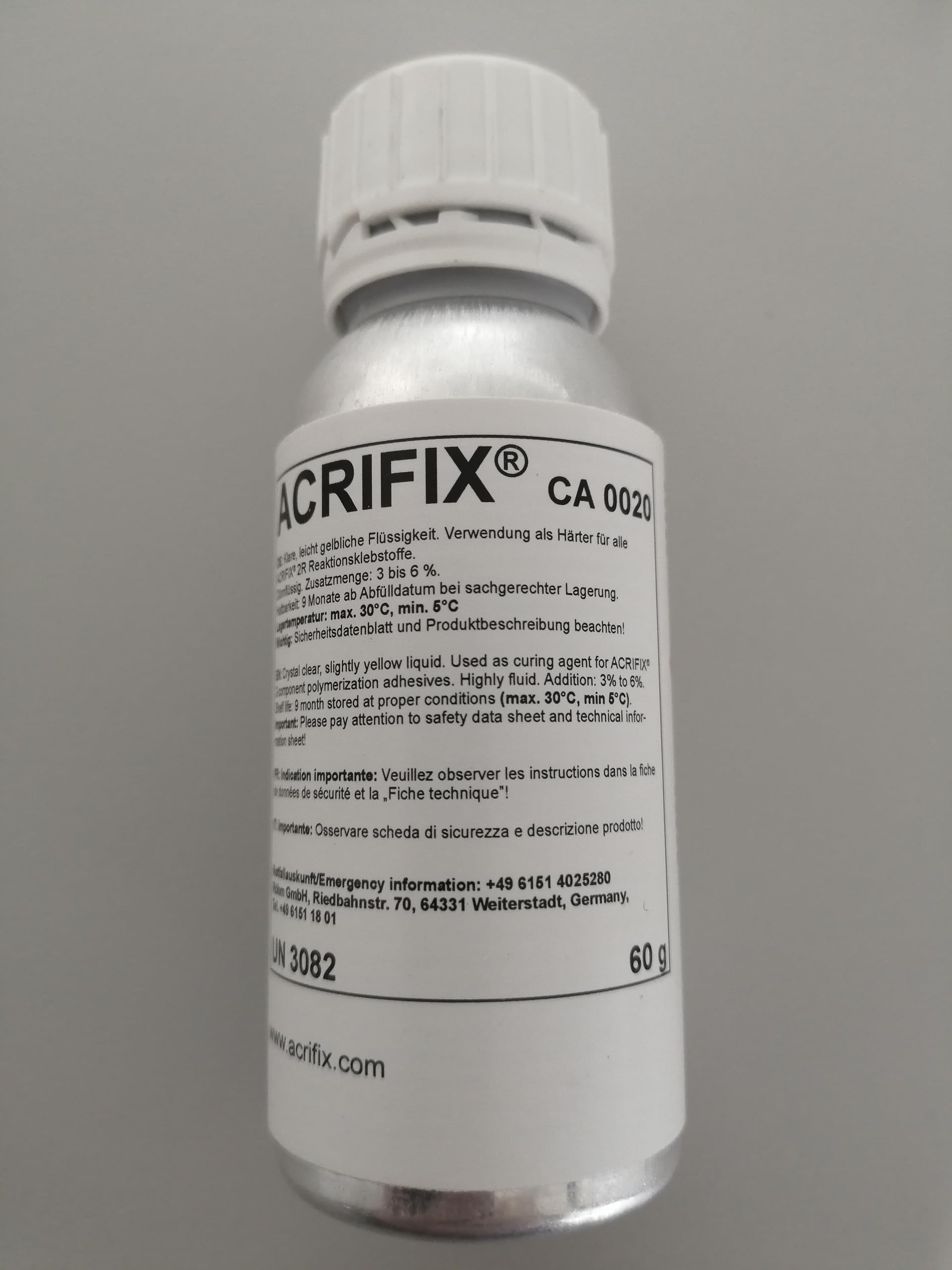 Acrifix 2R 2019 (1 kg) incl. catalizador/endurecedor Acrifix CA 0020 (60 g)