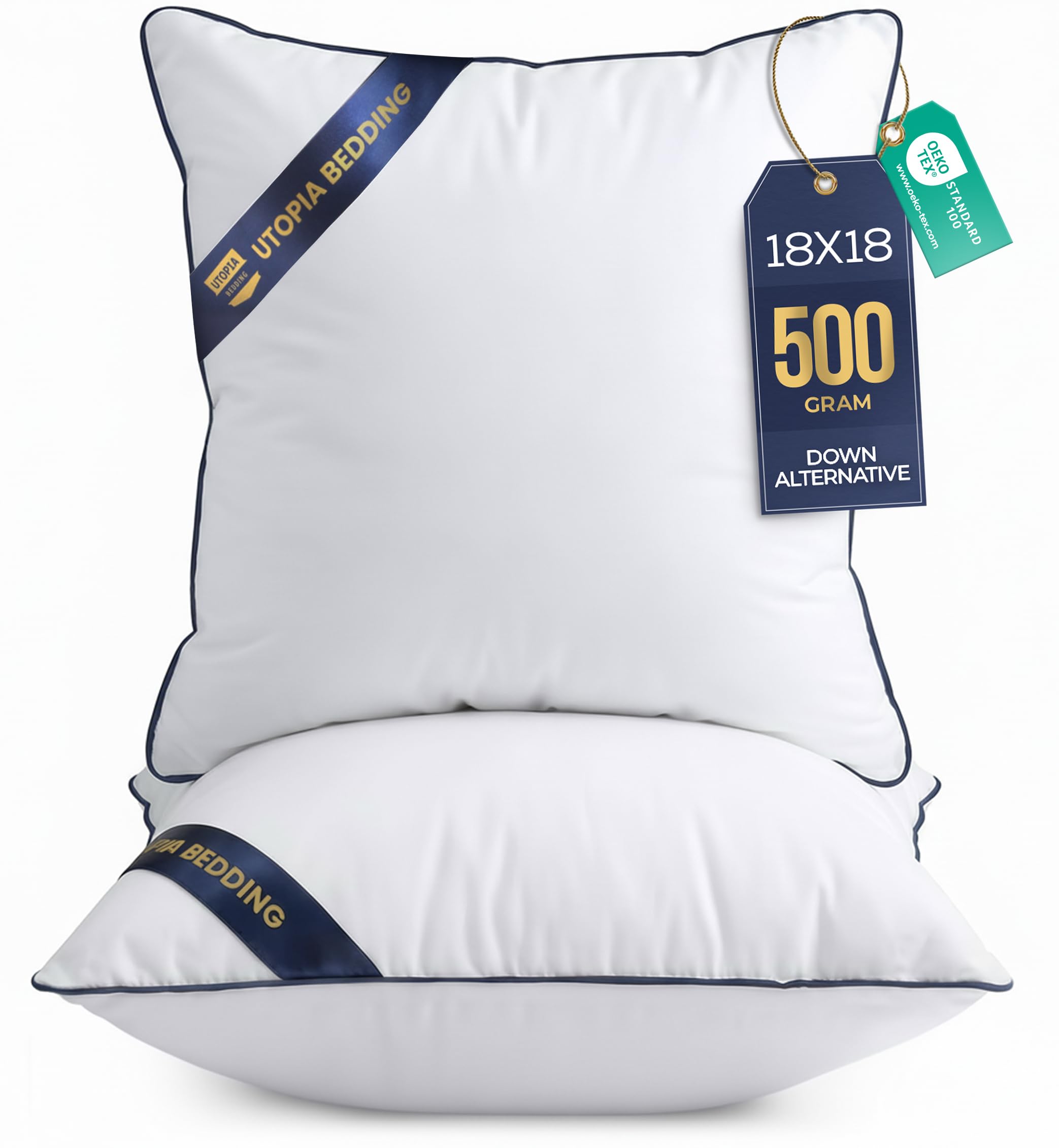 Amazon.com: Utopia Bedding 18x18 Throw Pillow Inserts, Decorative