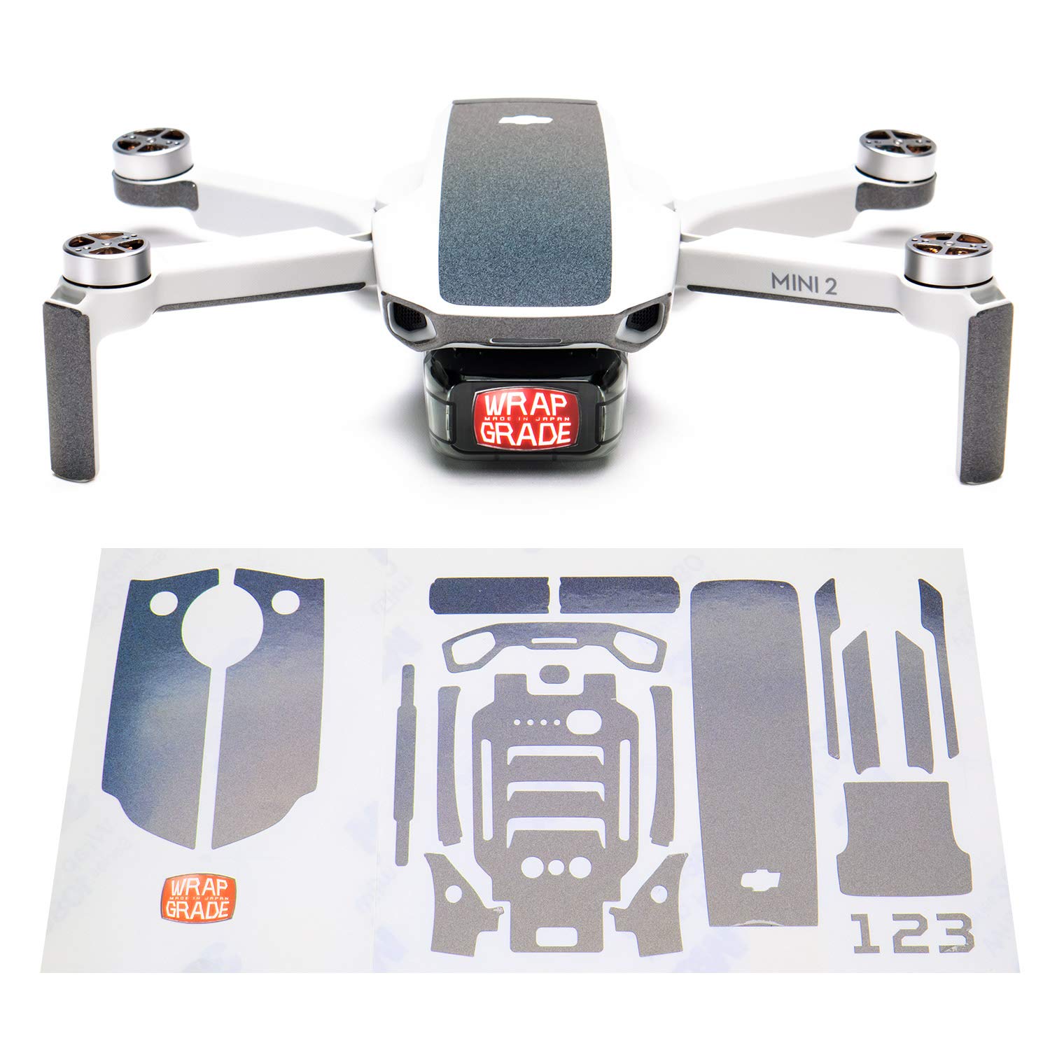 Wrapgrade Skin Compatible with DJI Mini 2 | Accent Color (COLORATION-X)