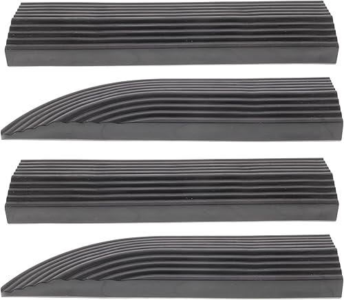 Yardwe 5 rampas de goma para umbral de puerta, umbral de puerta, rampa para silla de ruedas para baño, hogar, escaleras, puertas, bordillos, 5