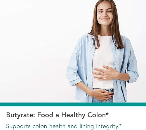 Miniatura 2 de Nutricology Suplemento ButyrAid de 200 mg – butirato, salud intestinal, ácido butírico, complejo de tributirina, nutrición de revestimiento de