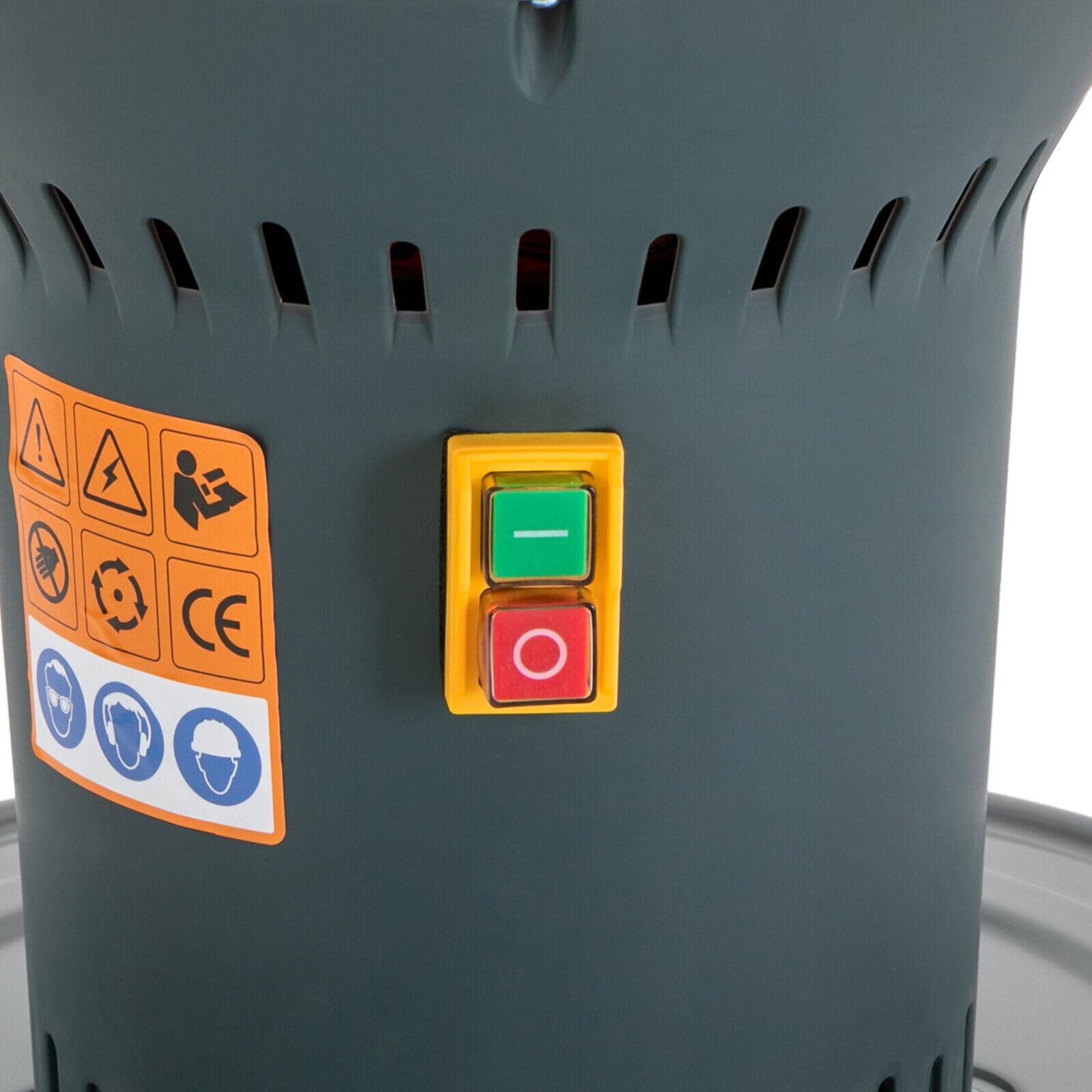 Molino de cereales eléctrico de 220 V con embudo y bandeja de recuperación, molino agrícola 400 kg/h con 5 tamices de molienda para arroz, maíz, cereales, café, trigo