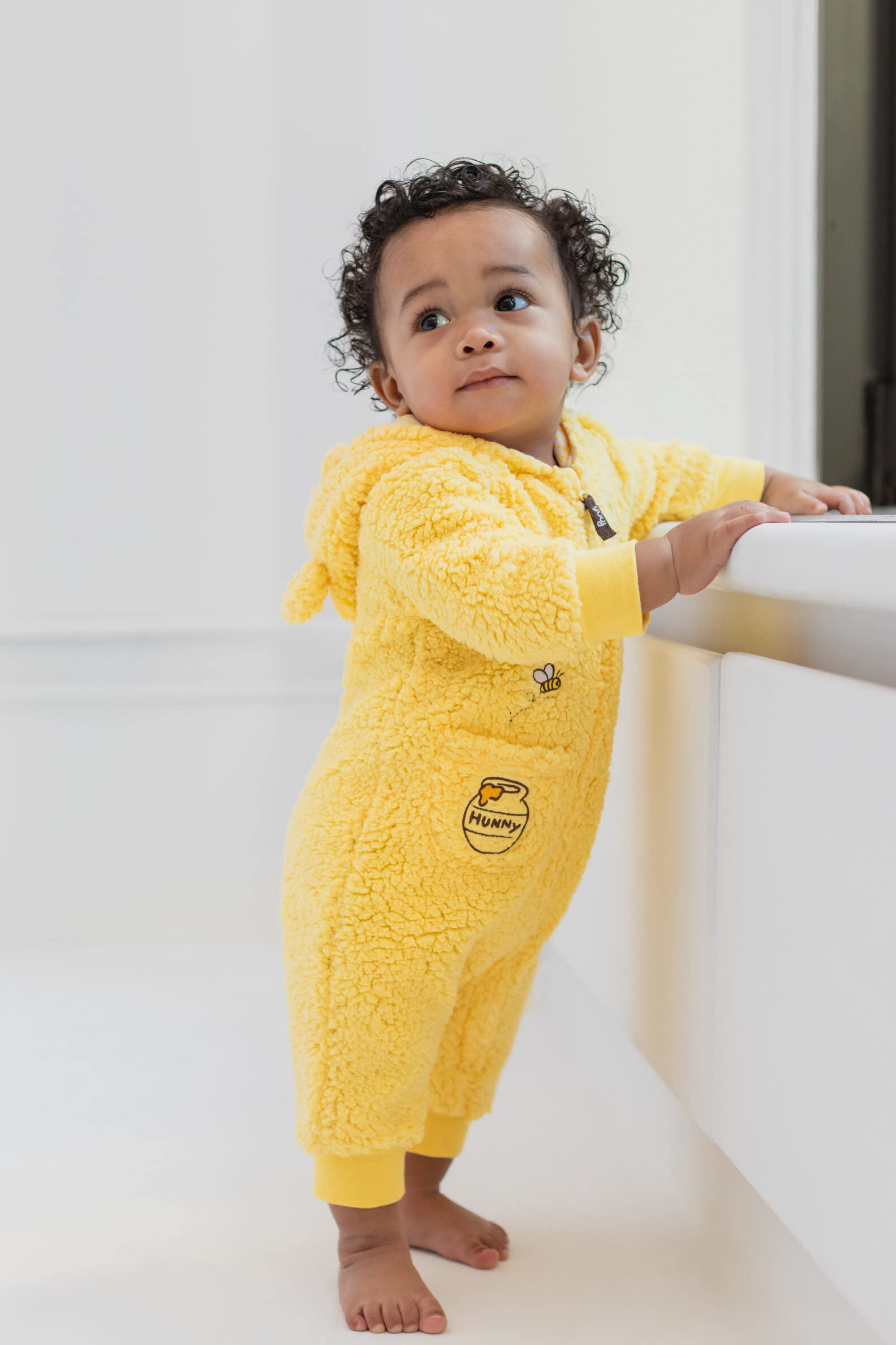 Disney Winnie Puuh Mickey Mouse Lilo & Stitch Jack Skellington Monsters Inc Baby-Overall mit Reißverschluss für Neugeborene bis Säuglinge