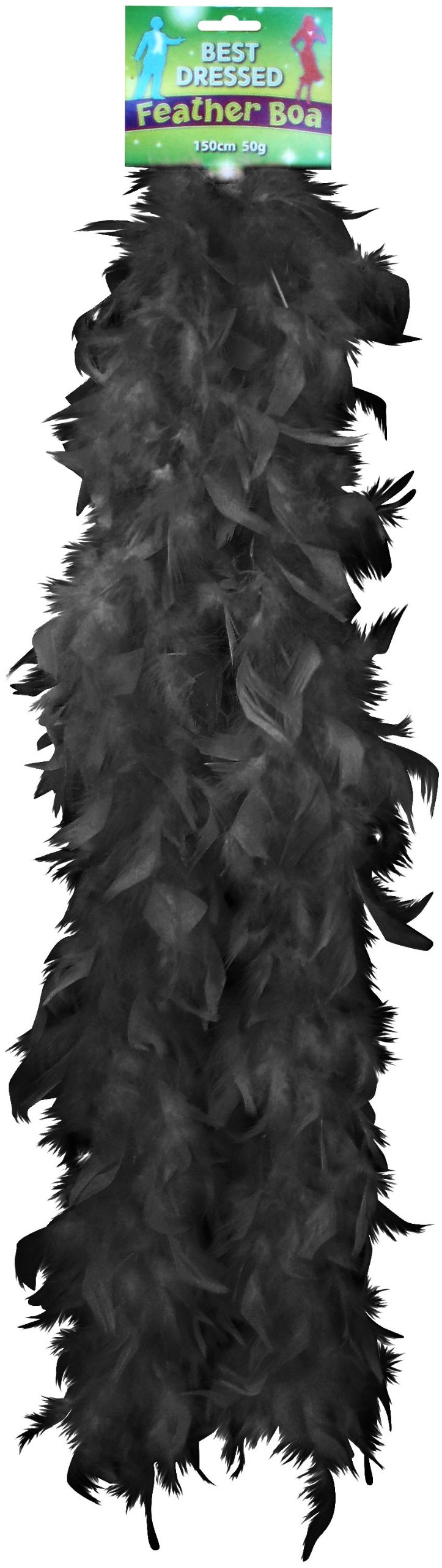 Henbrandt Black Feather Boa 150Cm 50G