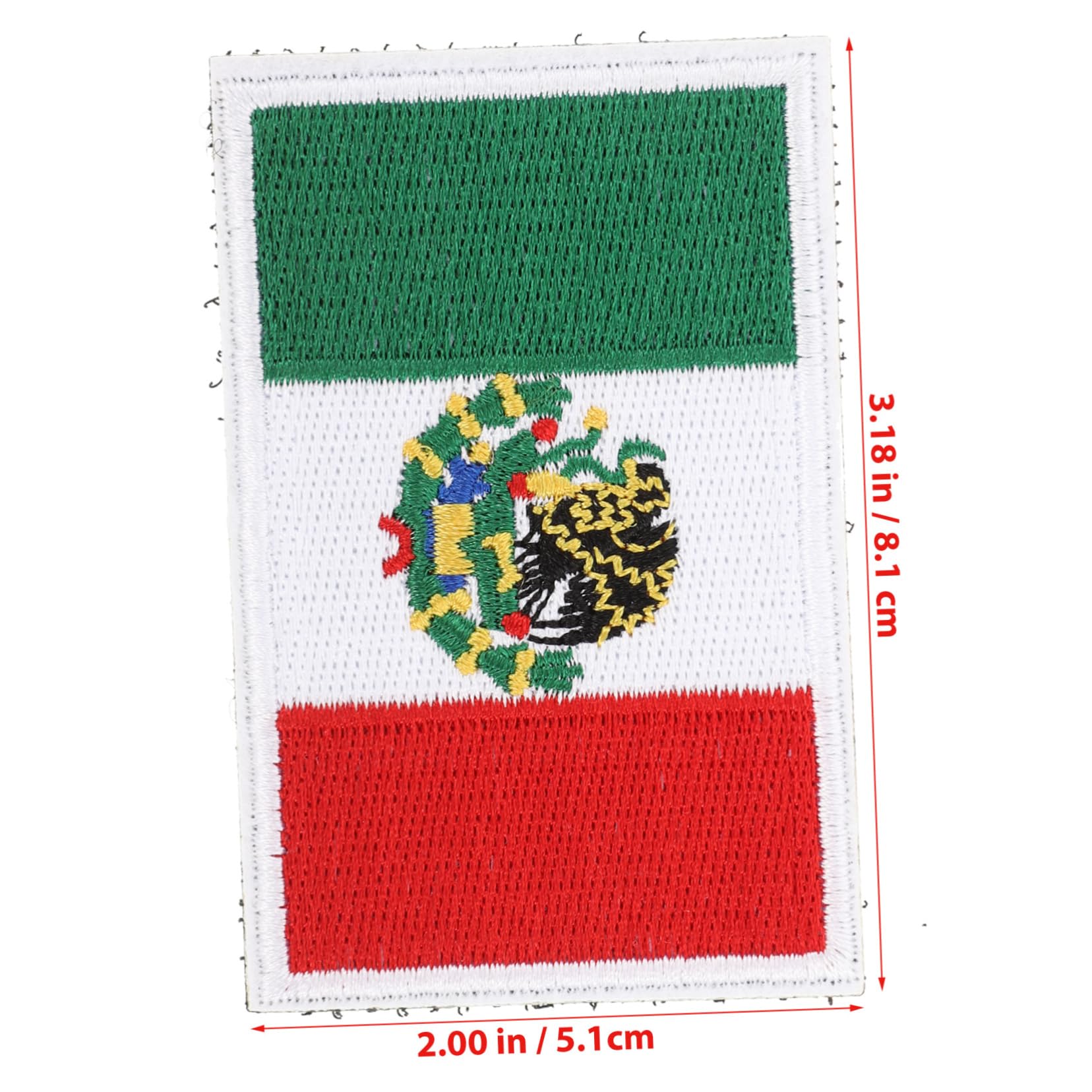 3er-set Flaggen-patches Zum Aufnähen Auf Kleidung 5 Stück X 3