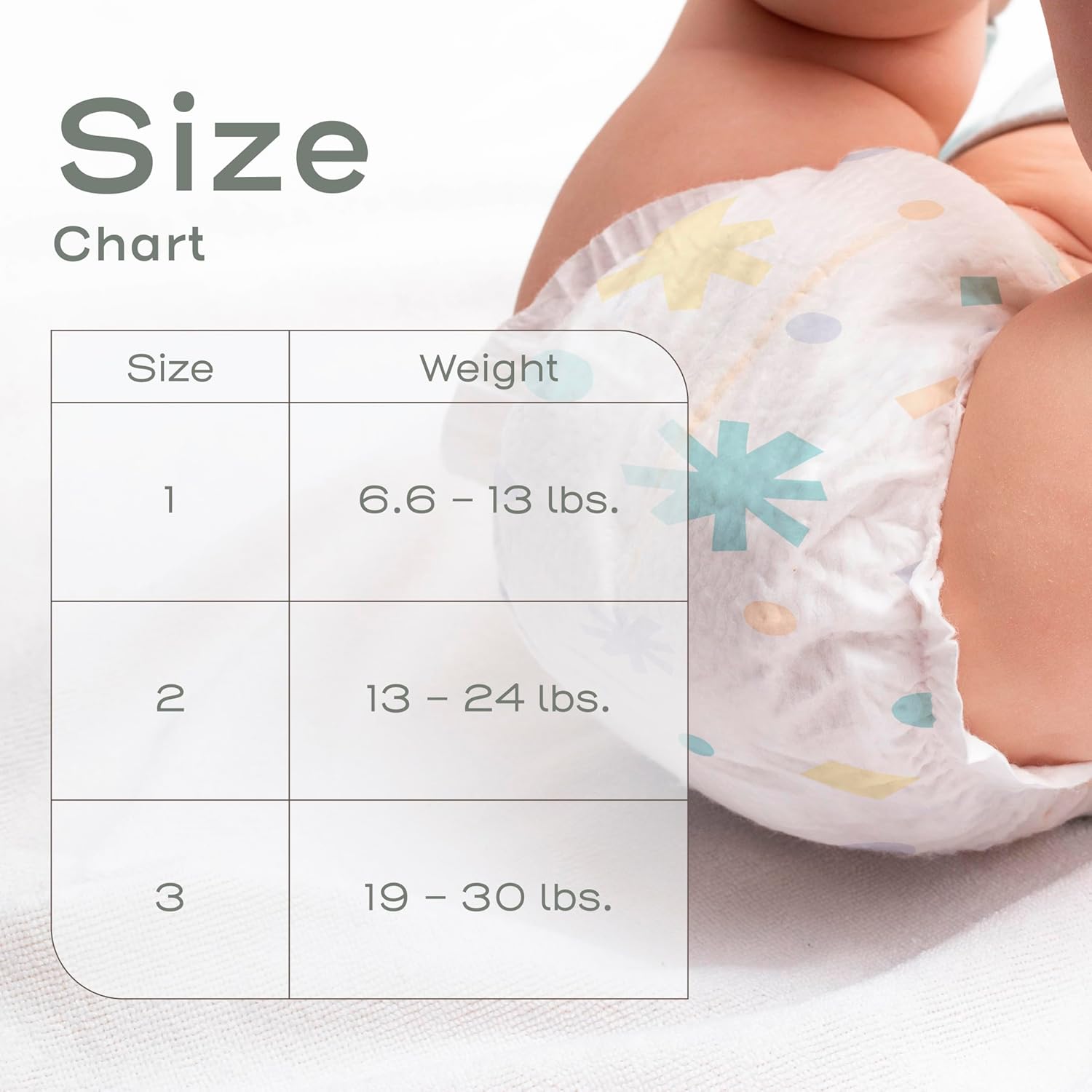 Evolur Snuggle Bum Baby Diapers - Size 1, 216 Count, for Newborns (6.6 lbs - 13 lbs), Ulta Absorbent Diapers Newborn Baby - Image 3