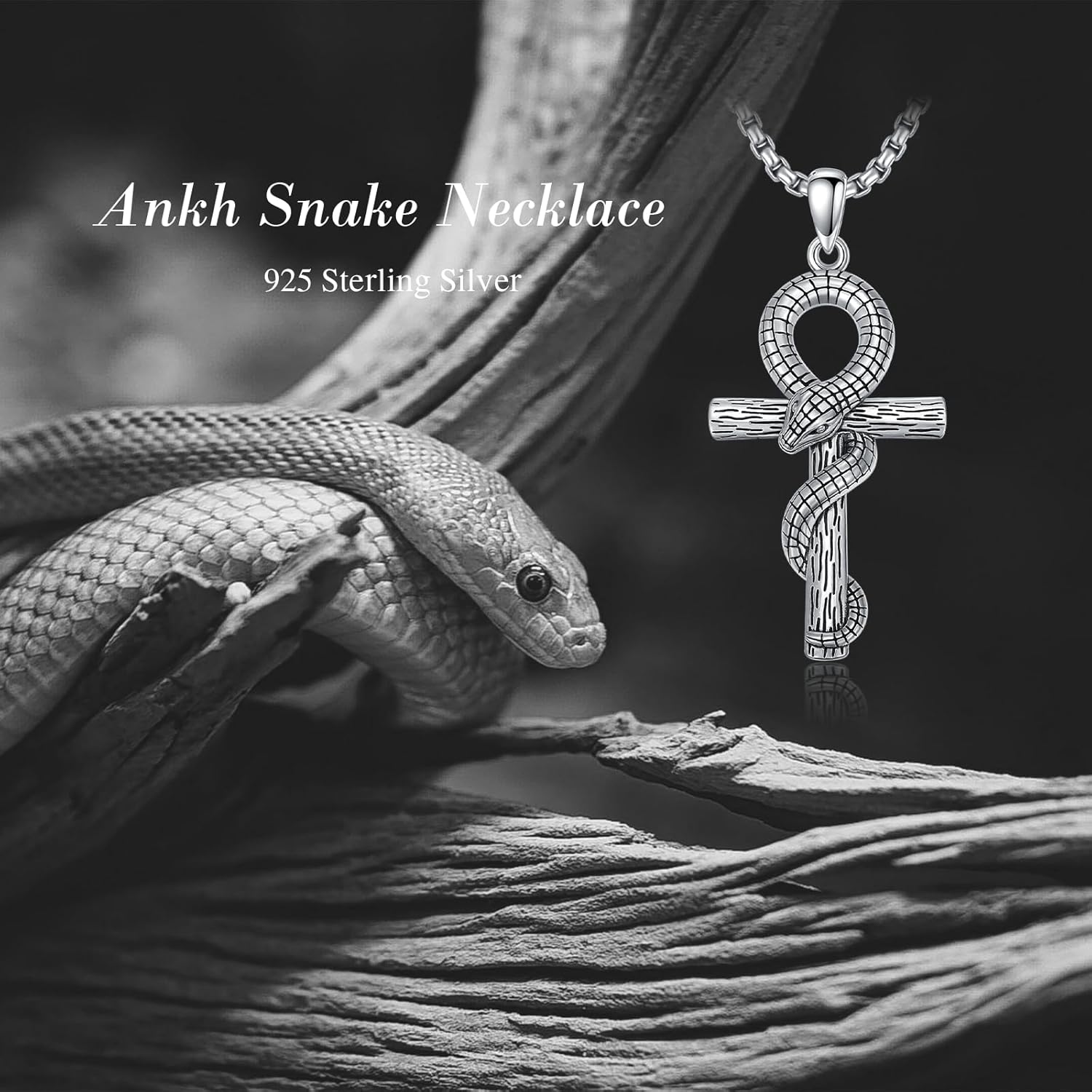 Cross Necklace for Men Women 925 Sterling Silver Crucifix/Baseball/Celtic/Ankh/Bone/Flag/Nail/Gothic Cross Pendant with Stainless Steel Chain for Him Birthday Christmas - Image 4