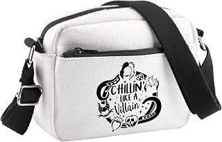 BDPWSS Evil Females Gift Villain Lover Crossbody bag Chillin' Like a Villain Gift Evil Group Gift Bad Witches Shoulder Bag